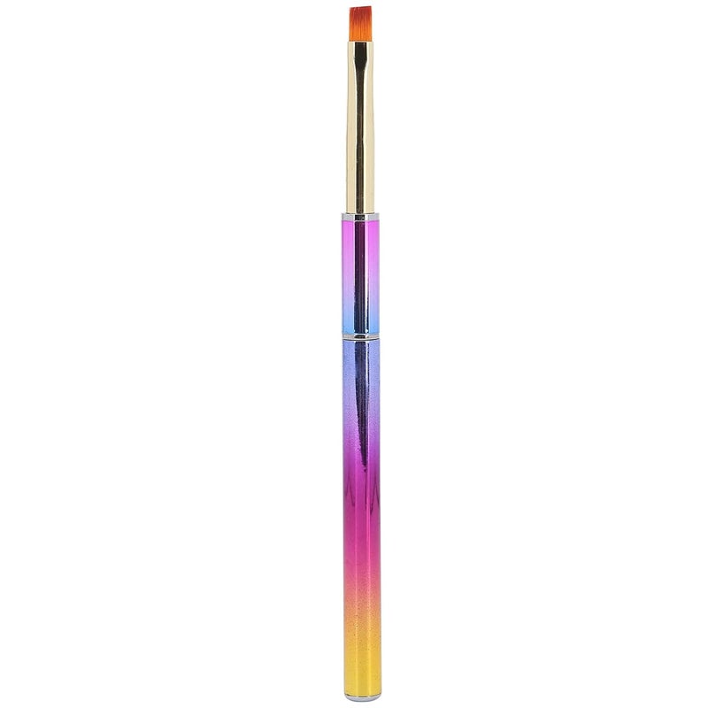 Professional Nail Art Brush Set 3 Pack Flat Pen For DIY Salon Quality Face Body Painting - Image 1